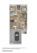 Woods Hollow in Woodruff, WI - Foto de edificio - Floor Plan