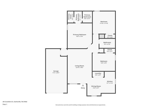 451 Cranklen Cir in Clarksville, TN - Foto de edificio - Building Photo