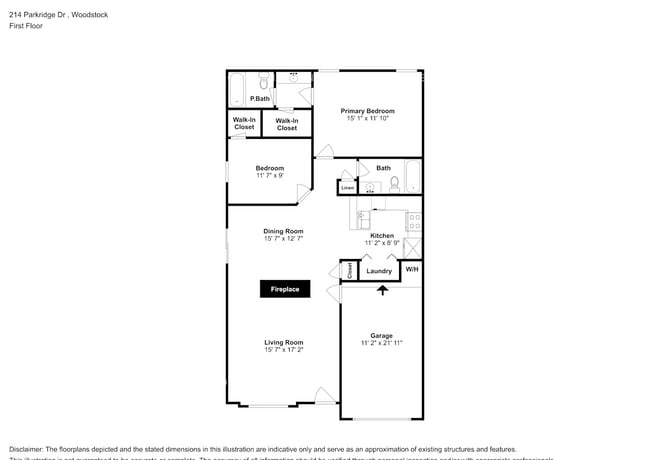 214 Parkridge Dr in Woodstock, GA - Foto de edificio - Building Photo