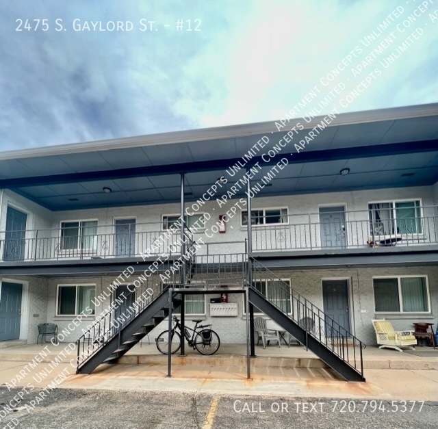 2475 S Gaylord St, Unit #12 in Denver, CO - Building Photo - Building Photo