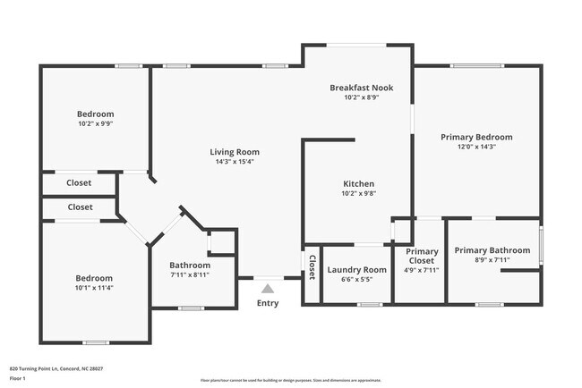 820 Turning Point Ln in Concord, NC - Foto de edificio - Building Photo