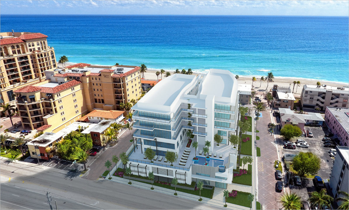 Beachside Residences in Hollywood, FL - Building Photo