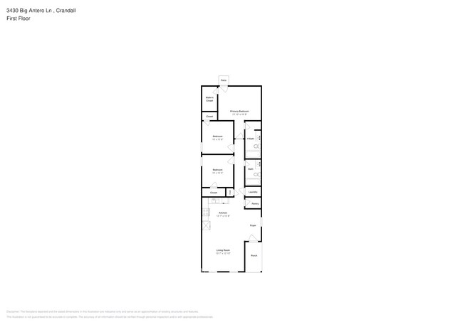 3430 Big Antero Dr in Crandall, TX - Foto de edificio - Building Photo