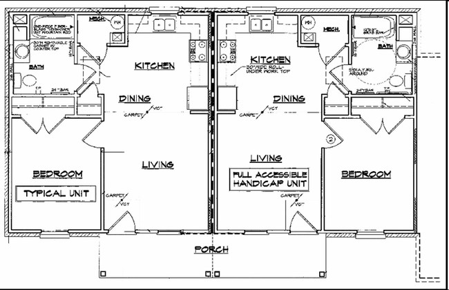 Lula's Landing Apartments in Henderson, NC - Foto de edificio - Floor Plan