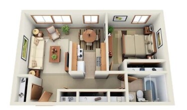 Huntington Place in Brooklyn Park, MN - Foto de edificio - Floor Plan