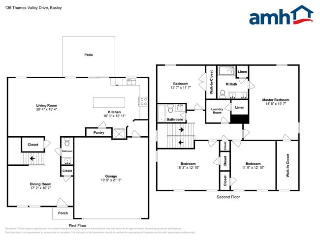 136 Thames Valley Dr in Easley, SC - Foto de edificio - Building Photo