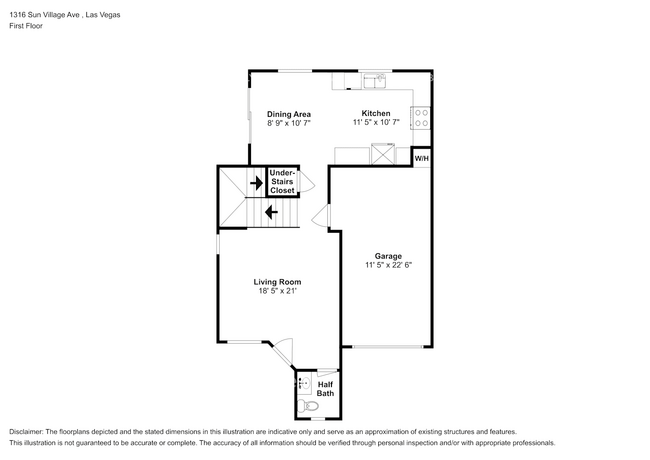 1316 Sun Village Ave in Las Vegas, NV - Building Photo - Building Photo