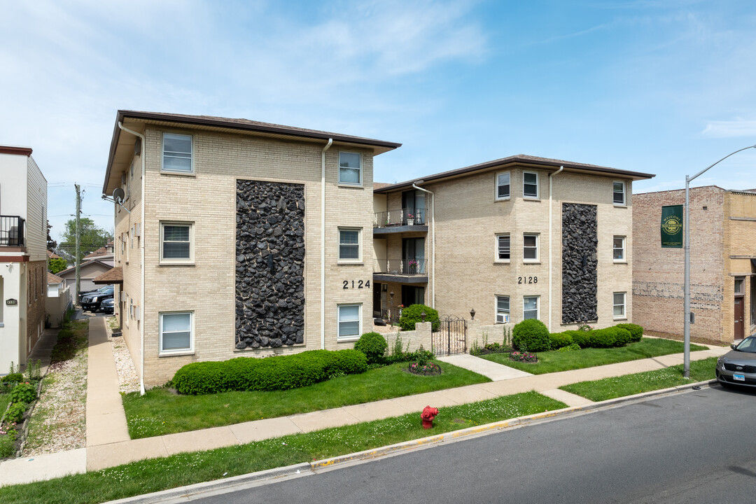 2124-2128 N Harlem Ave in Elmwood Park, IL - Building Photo