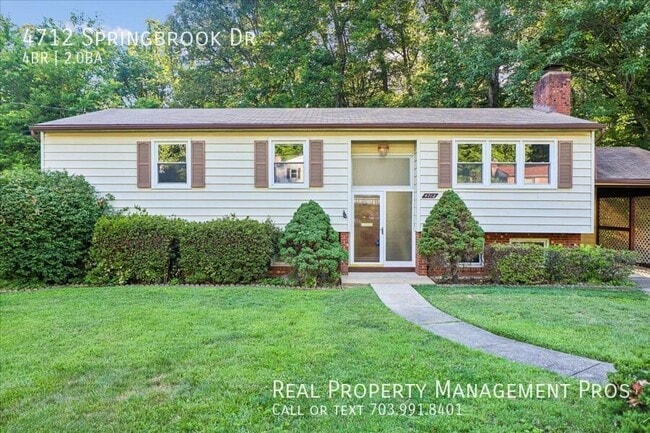 property at 4712 Springbrook Dr