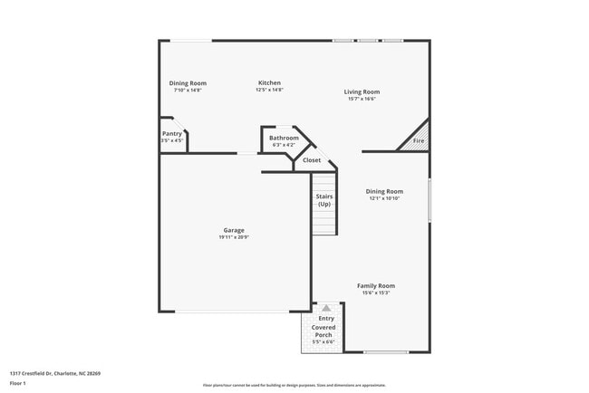 1317 Crestfield Ct in Charlotte, NC - Foto de edificio - Building Photo