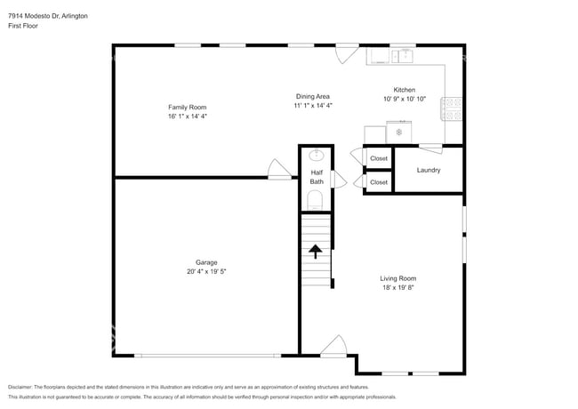 7914 Modesto Dr in Arlington, TX - Foto de edificio - Building Photo