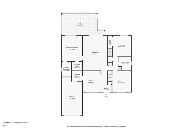 3938 King Dr in Brandon, FL - Foto de edificio - Building Photo