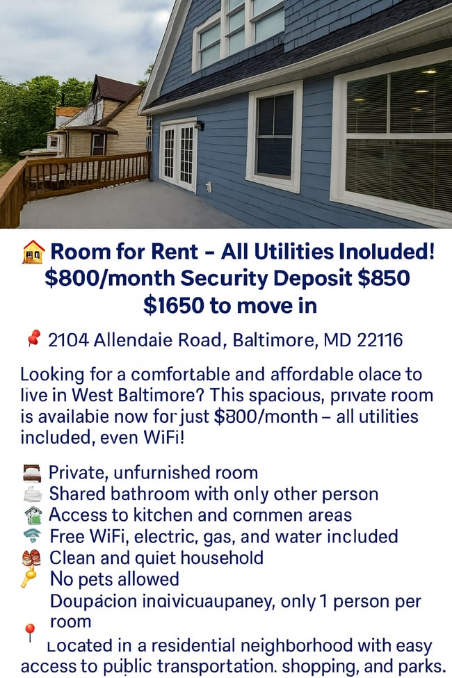 property at 2104 Allendale Rd