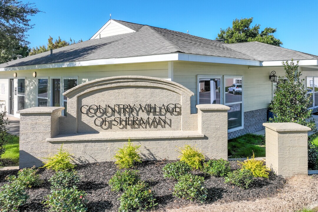 Country Village Apartments in Sherman, TX - Foto de edificio