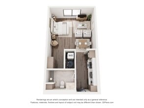 Webster Station Flats in Dayton, OH - Foto de edificio - Floor Plan