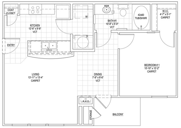 Costa Esmeralda Apartments in Waco, TX - Foto de edificio - Floor Plan