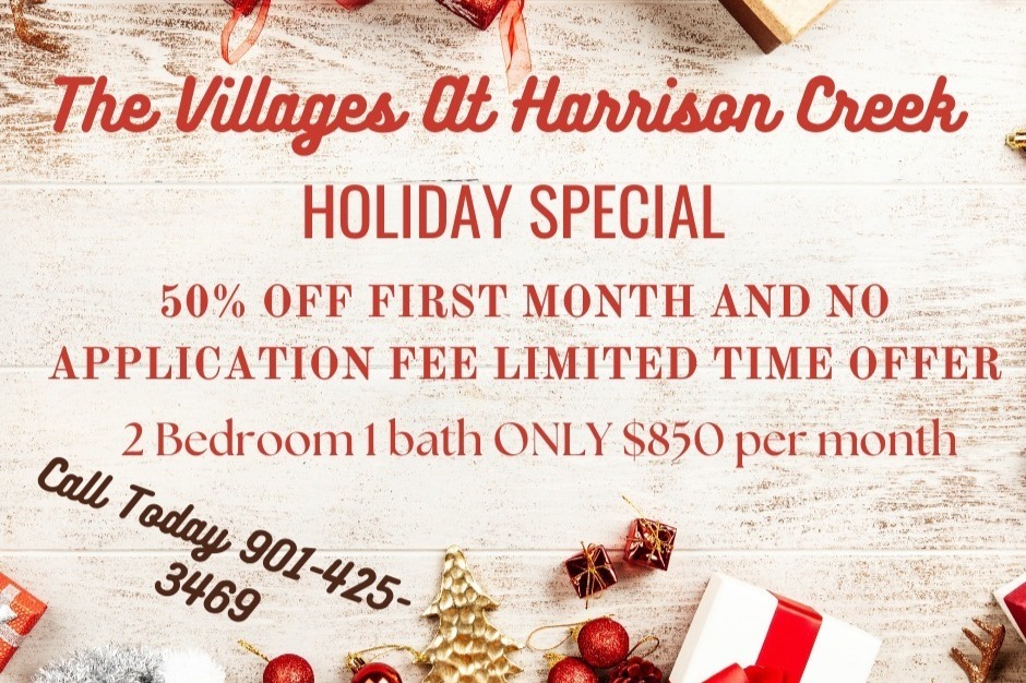 Villages at Harrison Creek- 50% off 1st month in Memphis, TN - Foto de edificio