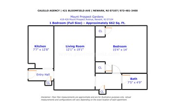 Mount Prospect Gardens in Newark, NJ - Building Photo - Floor Plan