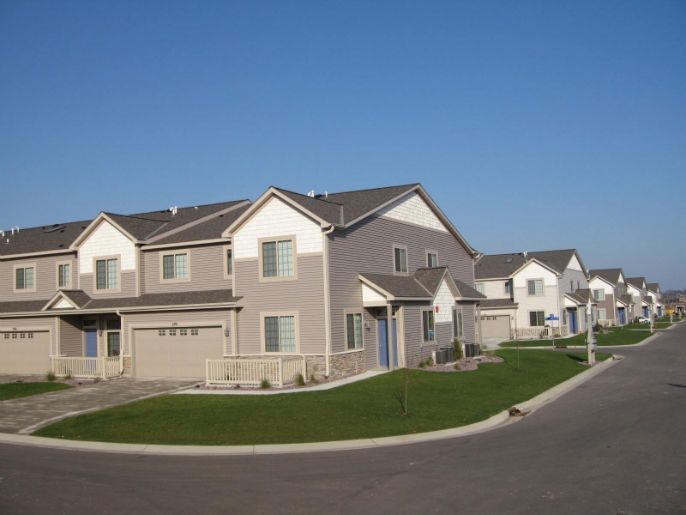 Cascade Shores Townhomes in Rochester, MN - Foto de edificio