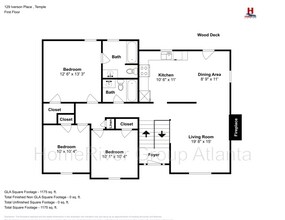 129 Iverson Pl in Temple, GA - Foto de edificio - Building Photo