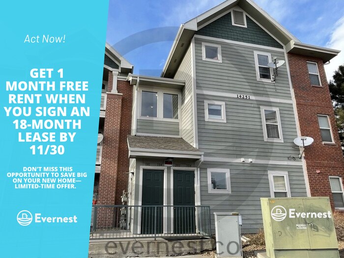 14251 E 1st Dr in Aurora, CO - Foto de edificio