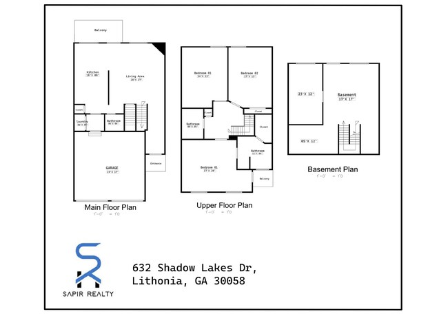 632 Shadow Lake Dr in Lithonia, GA - Foto de edificio - Building Photo