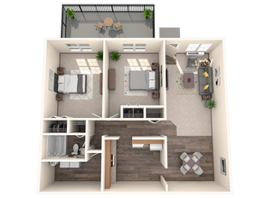 Bellflower in Lebanon, OH - Foto de edificio - Floor Plan