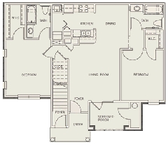 Peppertree Apartments in Memphis, TN - Foto de edificio - Floor Plan