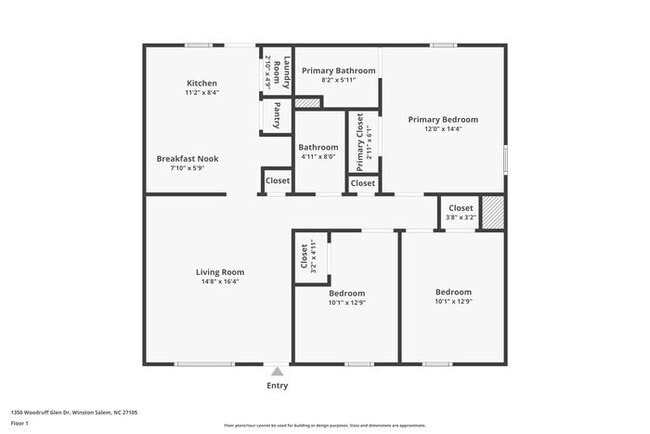 1350 Woodruff Glen Dr in Winston-Salem, NC - Foto de edificio - Building Photo