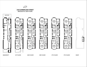 218 Cumberland Street in Brooklyn, NY - Building Photo - Floor Plan