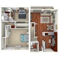 2 Bed, 1.5 Bath - Loma Palisades Apartamentos in San Diego, California