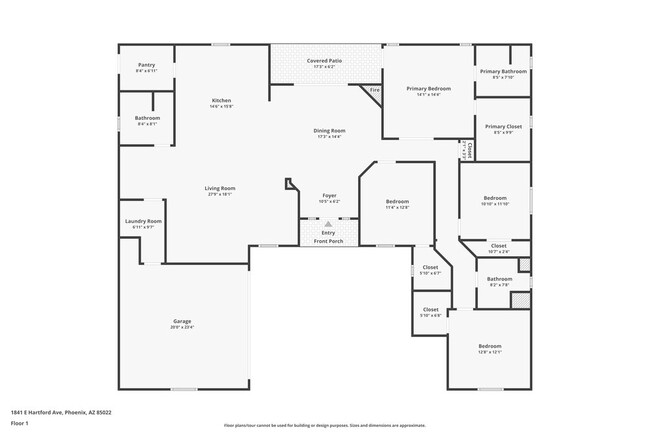 1841 E Hartford Ave in Phoenix, AZ - Building Photo - Building Photo