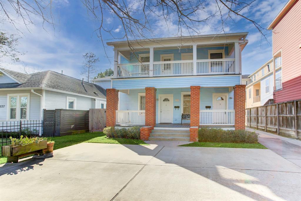 1541 Ashland St-Unit -1 in Houston, TX - Building Photo