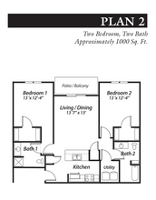 Golden Ridge in Abilene, KS - Foto de edificio - Floor Plan