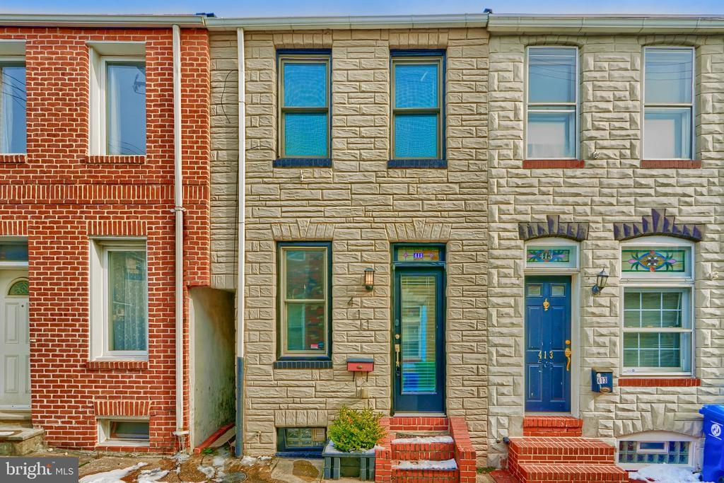 411 S Madeira St in Baltimore, MD - Building Photo