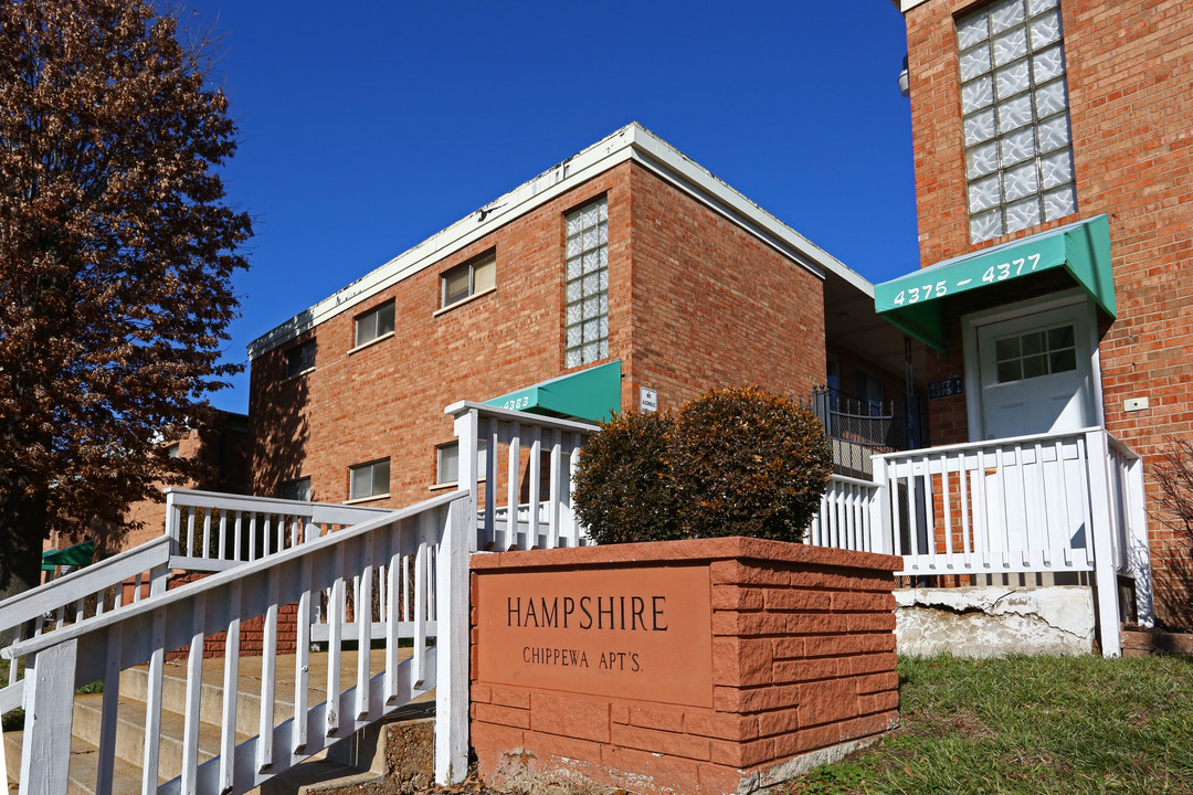 The Hampshire Apartments in St. Louis, MO - Building Photo