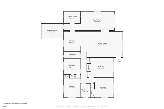 3725 E Sheridan St in Phoenix, AZ - Foto de edificio - Building Photo