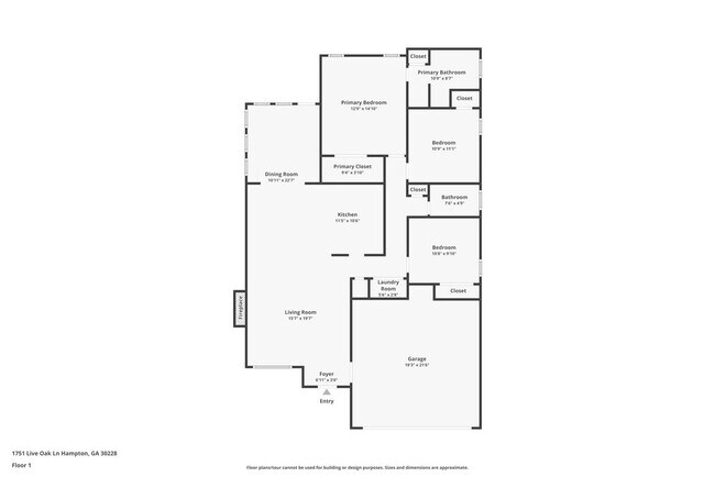 1751 Live Oak Ln in Hampton, GA - Foto de edificio - Building Photo