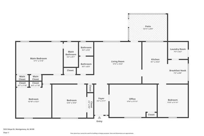 553 E Moye Dr in Montgomery, AL - Foto de edificio - Building Photo