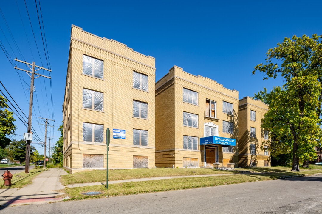 Metro Apartmentz in Detroit, MI - Foto de edificio