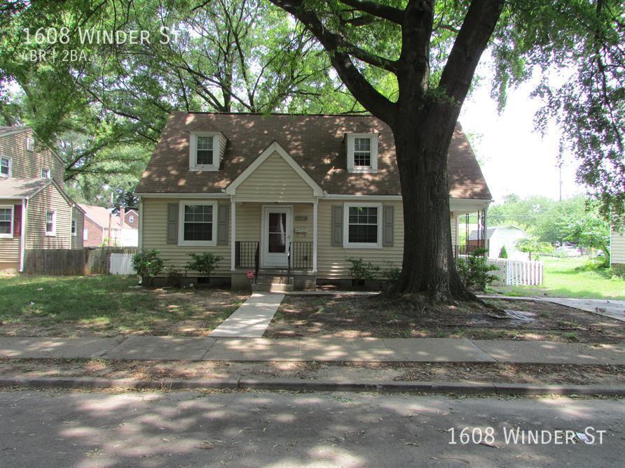 1608 Winder St in Richmond, VA - Building Photo