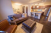 Living Room - Palisades at Pleasant Crossing Apartments in Rogers, Arkansas