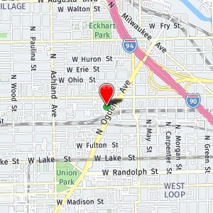 1342 W Hubbard St-Unit -Unit 3F in Chicago, IL - Foto de edificio