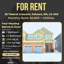 Corner Townhouse With Finished Basement in Windfields Farm (3 Bed, 2.5 Bath) in Oshawa, ON - Building Photo