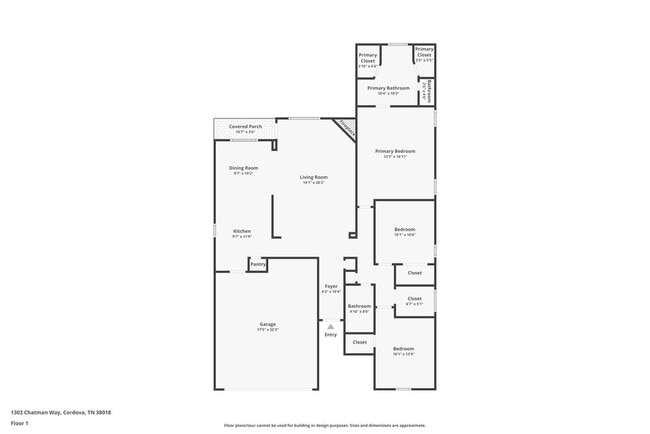 1303 Chatman Way in Cordova, TN - Foto de edificio - Building Photo