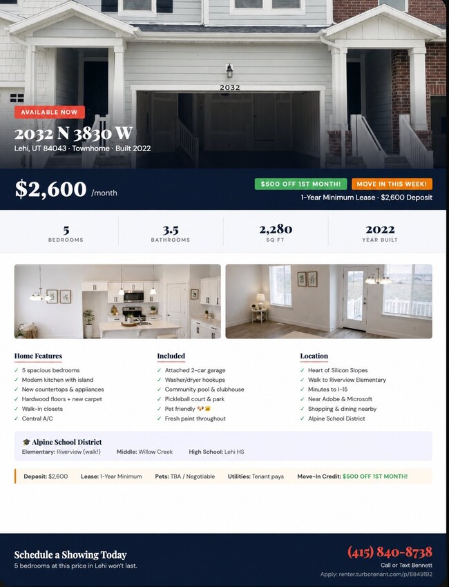 property at 2032 N 3830 W