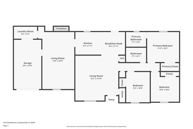 7317 Sharbeth Dr S in Jacksonville, FL - Building Photo - Building Photo