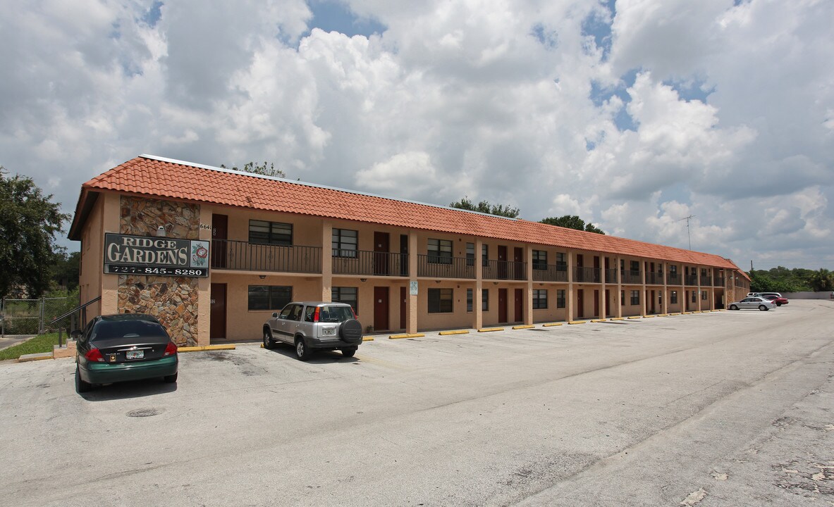 Ridge Gardens in Port Richey, FL - Building Photo