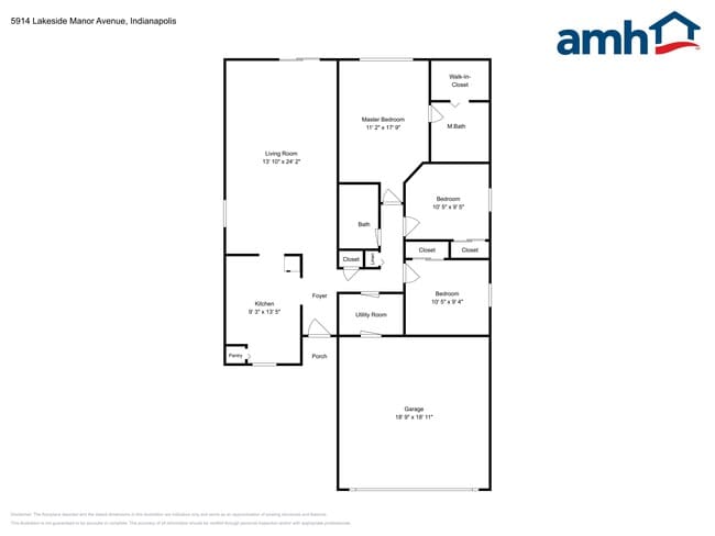 5914 Lakeside Manor Ave in Indianapolis, IN - Building Photo - Building Photo