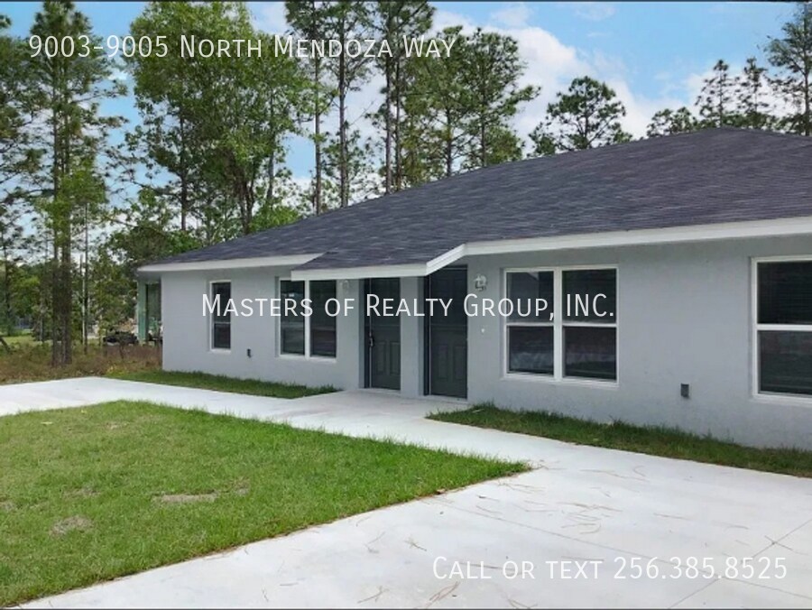 9005-9005 N Mendoza Way in Citrus Springs, FL - Building Photo